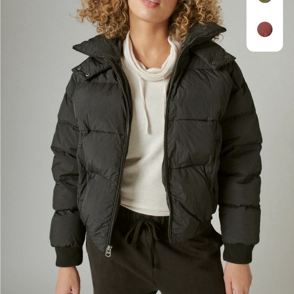 Lucky Brand Black Puffer Jacket